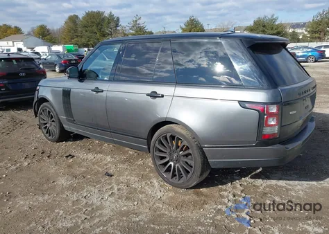 2016 Land Rover Range Rover 5.0L V8 Supercharged z USA, uszkodzony, nr VIN SALGS2EF0GA259232